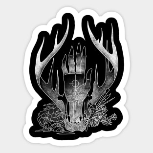 Art hands Sticker